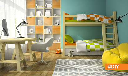 How to Design your Kids room with the help of a DIY Tent?