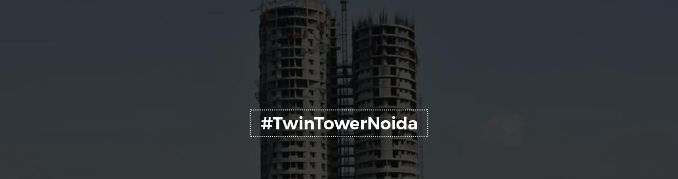 Supertech Twin Towers Demolished